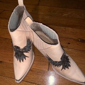Jeffrey Campbell low cowgirl boots